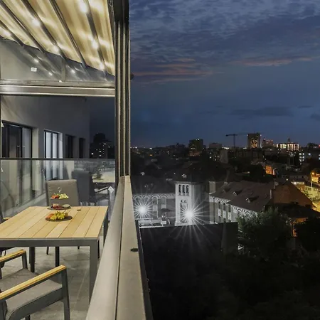 Crown Penthouse - Luxurious, & Vista * 布加勒斯特
